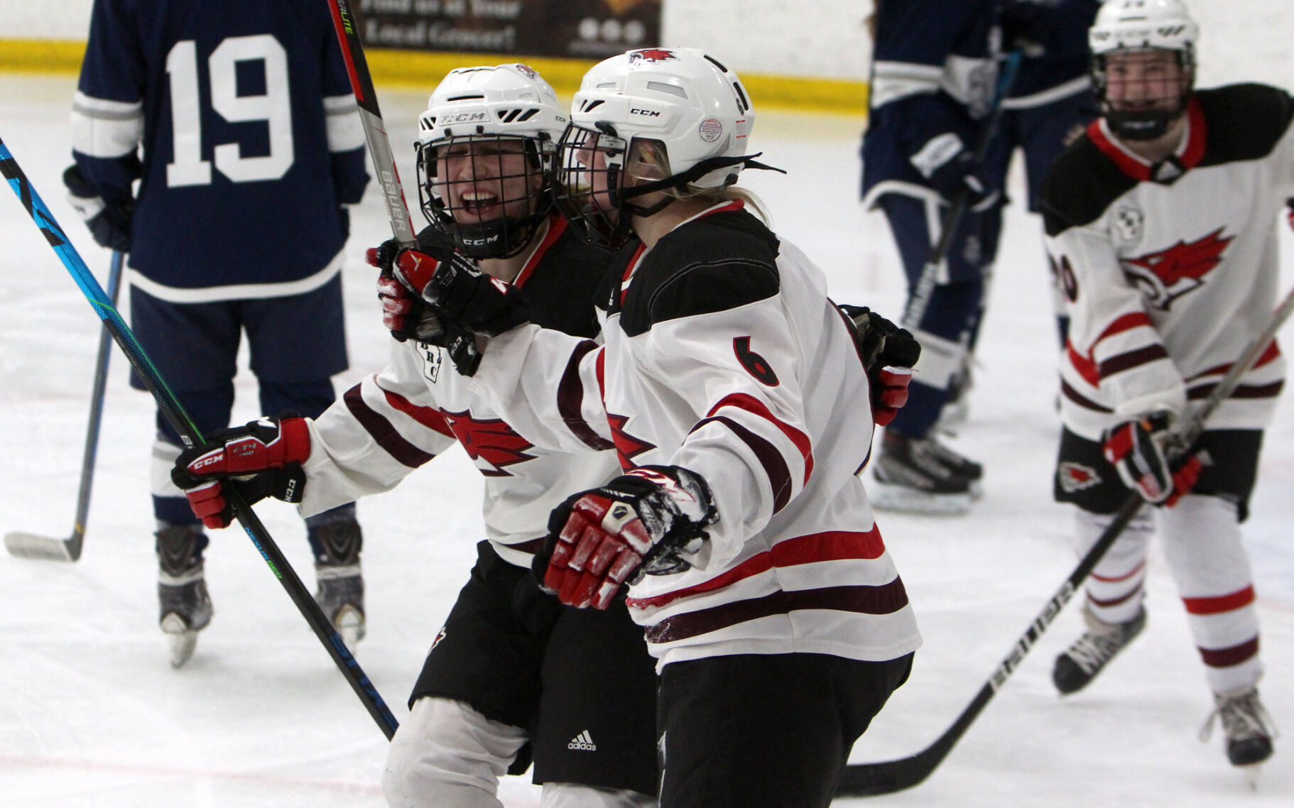 Hudson at Chippewa Falls/Menomonie girls hockey 1-17-23